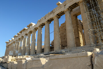 Fototapeta premium The Parthenon on the Acropolis, Athens, Greece