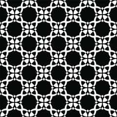 seamless pattern.Simple stylish abstract geometric background. Monochrome image. Black and white color. Design for decor, prints, textile.Design element for prints. 