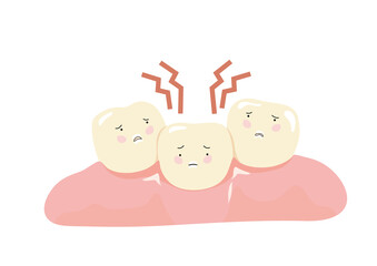 歯並びの悪い歯