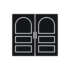 door vector for website symbol icon presentation