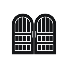 door vector for website symbol icon presentation