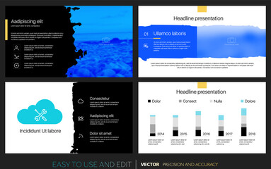 Elements for infographics on a white background. Presentation templates. Use in presentation, flyer and leaflet, corporate report, marketing, advertising, annual report, banner. 
