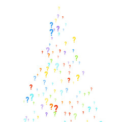 Question marks Quiz doubt survey faq public poll.