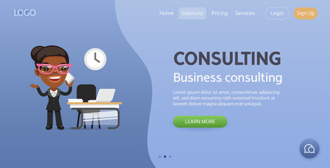 Business Consulting Website Template