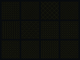 Seamless geometric patterns.