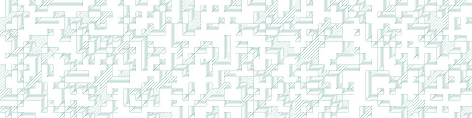 Implementation of Edward Zajec’s “Il Cubo” from 1971. Essentially a Truchet tile set of 8 tiles and rules for placement art illustration