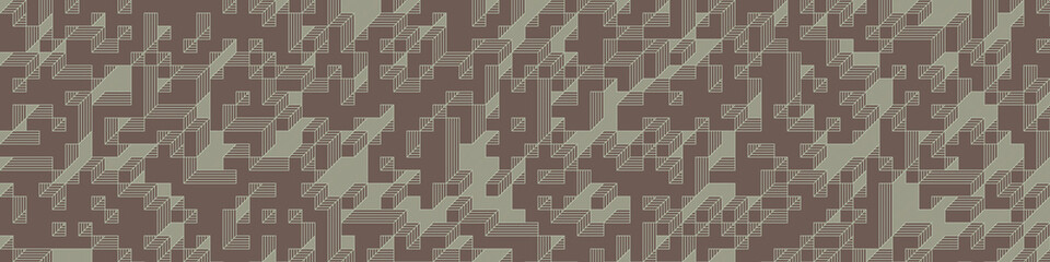 Implementation of Edward Zajec’s “Il Cubo” from 1971. Essentially a Truchet tile set of 8 tiles and rules for placement art illustration