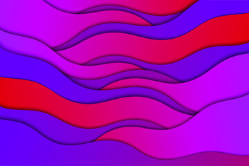 Curve color lines. Abstract color wave pattern background.