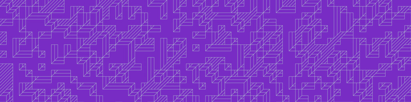 Implementation of Edward Zajec&rsquo;s &ldquo;Il Cubo&rdquo; from 1971. Essentially a Truchet tile set of 8 tiles and rules for placement art illustration