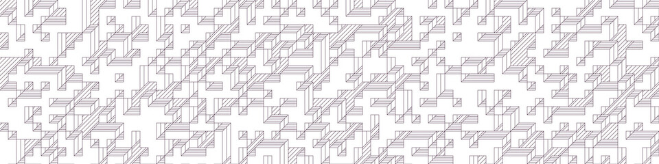 Implementation of Edward Zajec’s “Il Cubo” from 1971. Essentially a Truchet tile set of 8 tiles and rules for placement art illustration