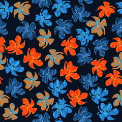 Seamless floral pattern. background