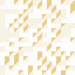 Obraz premium Implementation of Edward Zajec’s “Il Cubo” from 1971. Essentially a Truchet tile set of 8 tiles and rules for placement art illustration