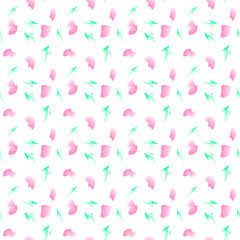 Seamless pattern, watercolor brush strokes pattern for design. Simple vector drawing