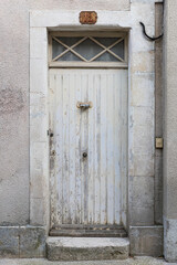 vieille porte de maison de ville