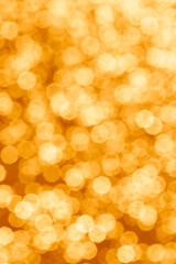 abstract bright orange bokeh background