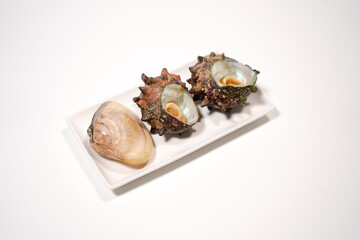 サザエとハマグリのイメージ画像	