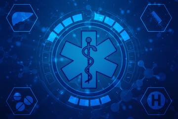 Medical and Health care concept background, Medical Science, Biotechnology concept background