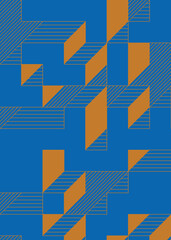 Implementation of Edward Zajec’s “Il Cubo” from 1971. Essentially a Truchet tile set of 8 tiles and rules for placement art illustration