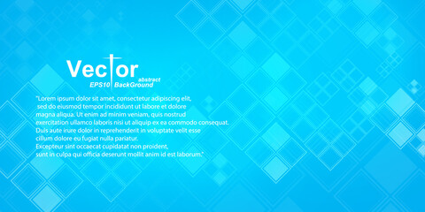 ฺBlue square abstract background for layout style cover template concept art