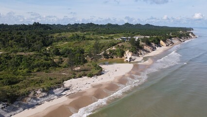 Miri, Sarawak Malaysia - May 2, 2022: The Landmark and Tourist Attraction areas of the of Miri...