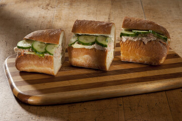 Snack, Brötchen, Seele, Thunfisch