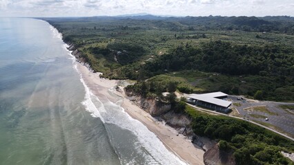 Miri, Sarawak Malaysia - May 2, 2022: The Landmark and Tourist Attraction areas of the of Miri...