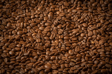 Coffee beans background. Coffee background for the site