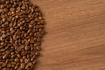 Coffee background with space for text