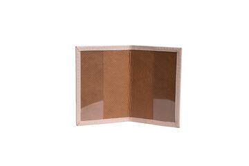 Wallet for payment plastic cards on a white background. 