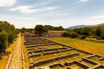 Altalia, Sepino, Molise-scavi della città romana