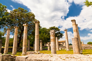 Altalia, Sepino, Molise-scavi della città romana