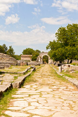 Altalia, Sepino, Molise-scavi della città romana