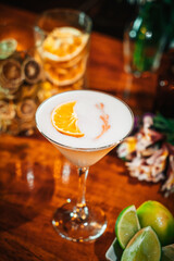 Cocktails floreados