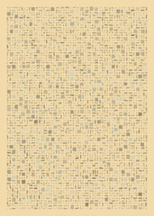 Obraz premium Offset Quads generative art background art illustration