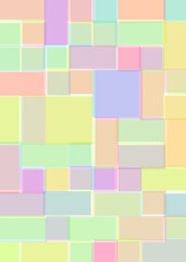 Offset Quads generative art background art illustration