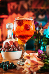 Cocktails floreados