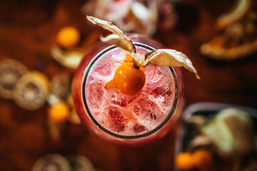 Cocktails floreados