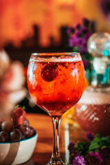 Cocktails floreados