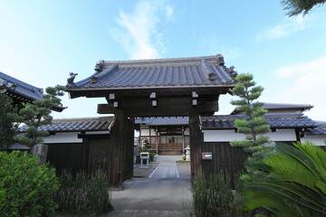 円乗寺　山門(旧名古屋城城門)　愛知県　北名古屋市
