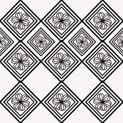 Pattern background from geometric shapes, black and white stripes. For destroying gift wrap, book cover, clothes, table cloth.