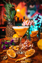 Cocktails floreados