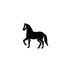 Fototapeta na wymiar Horse Logo Template Vector illustration