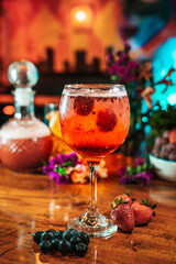Cocktails floreados