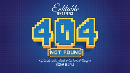 404 editable text effect