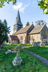 St Marys church, Bromsberrow, Gloucestershire, England UK