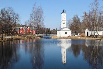 Scenic view from Dalarna in Sweden - 502970860