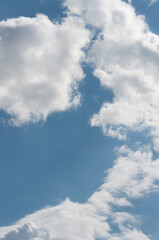 blue sky with clouds