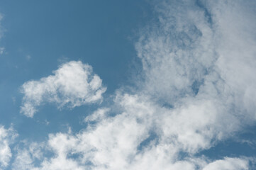 blue sky with clouds