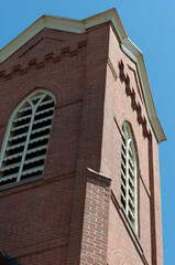 Fototapeta premium brick tower with window-vents