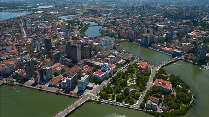 VISTA AEREA-RECIFE-PE - Vista aérea de Recife. Foto: Ormuzd Alves